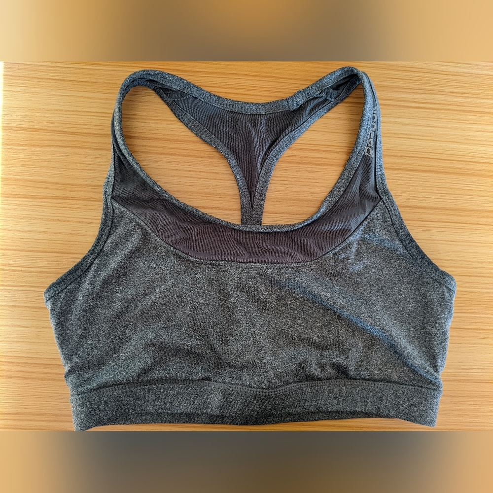 Gray Reebok Sports Bra